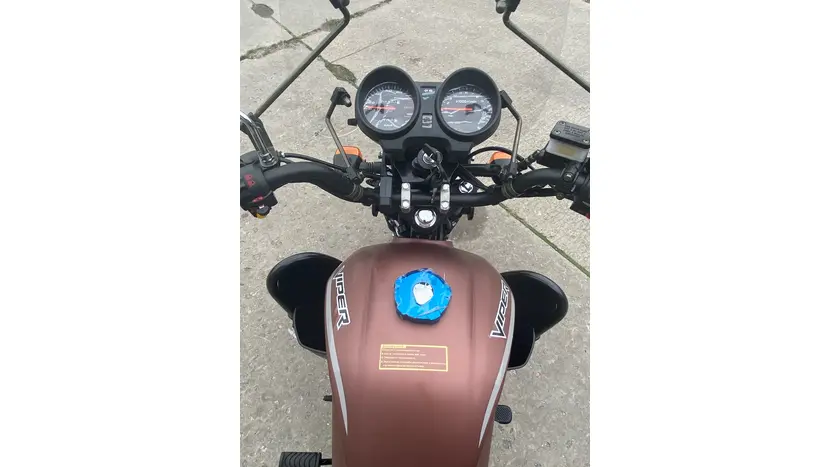 Мопед Viper V125S ALPHA (коричневий) фото 5 купити в Україні