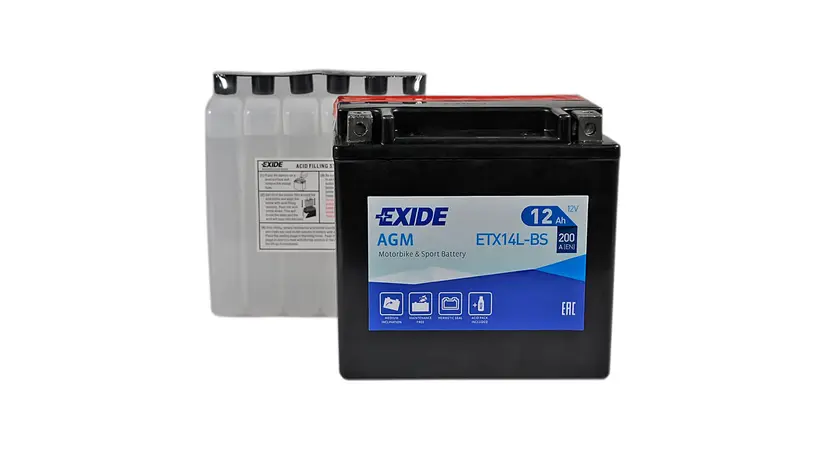 Аккумулятор EXIDE ETX 14L-BS EXIDE (12V, 12A), фото фото 4