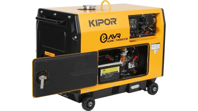 Дизельный генератор Kipor KDE7000TD е-AVR, однофазный (230 В), 4 кВт, фото фото 2