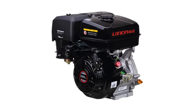 Двигун Loncin G390F, 12 к.с., бензиновий, вал 25 мм (шпонка) фото 4 купити в Україні