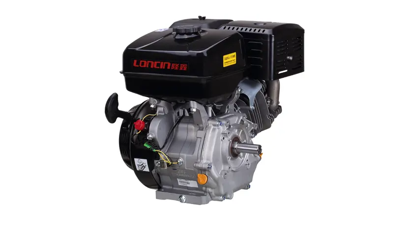 Двигун Loncin G390F, 12 к.с., бензиновий, вал 25 мм (шпонка) фото 8 купити в Україні