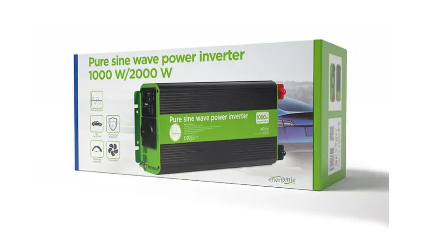 Инвертор 12В-220В EnerGenie EG-PWC-PS1000-01 1000 Вт, чистая синусоида, фото фото 8