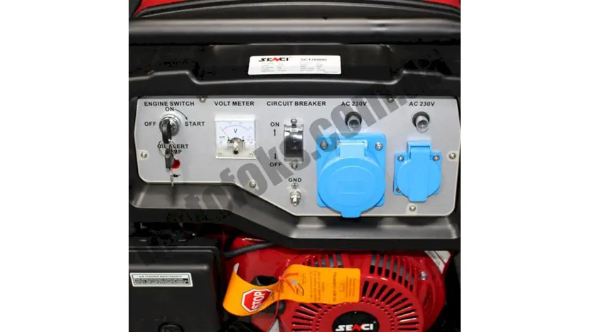 Бензиновый генератор Senci SC 17000 R + пульт ДУ (9 кВт), однофазный (230 В), 9 кВт, фото фото 2