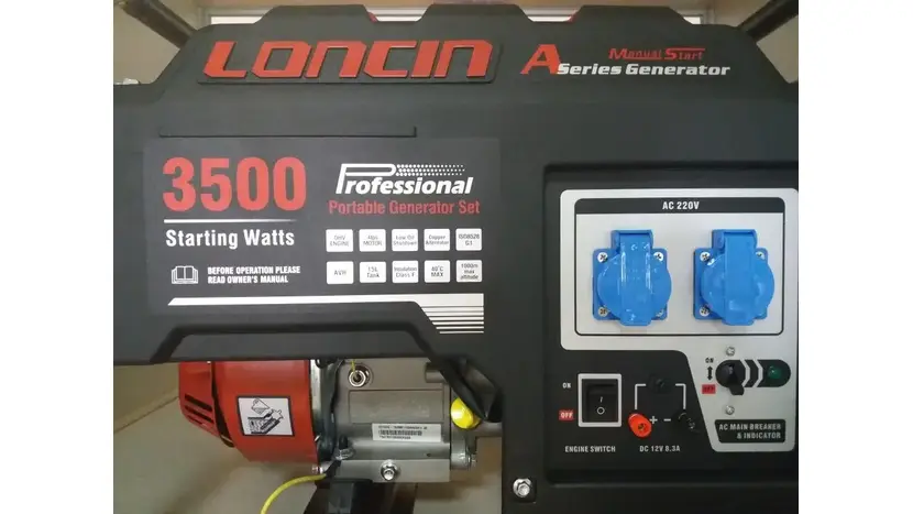 Бензиновый генератор LONCIN LC 3500AS, однофазный (230 В), 3 кВт, фото фото 7