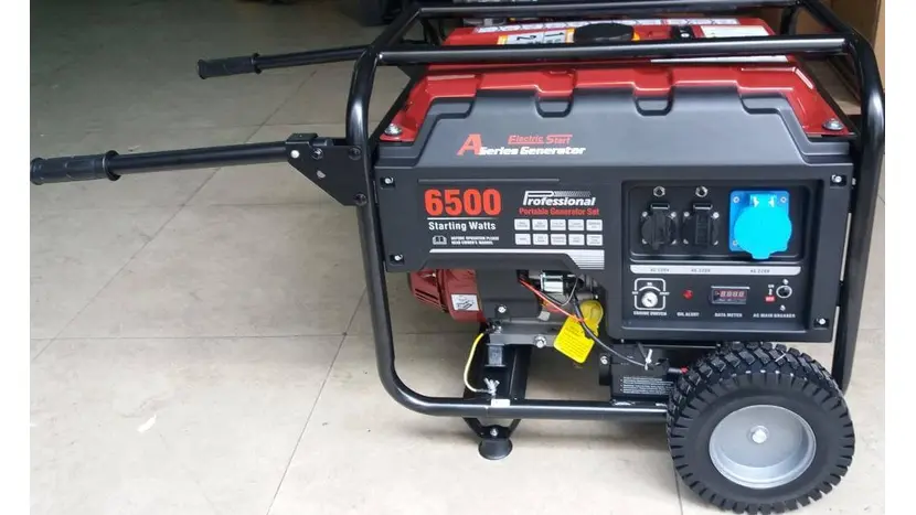 Бензиновый генератор LONCIN LC 6500 D AS, однофазный (230 В), 5.5 кВт, фото фото 3
