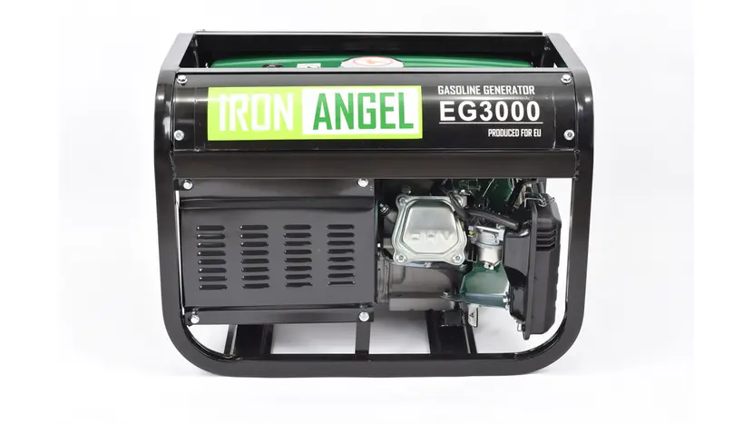 Бензиновый генератор Iron Angel EG 3000, однофазный (230 В), 2.8 кВт, фото фото 3