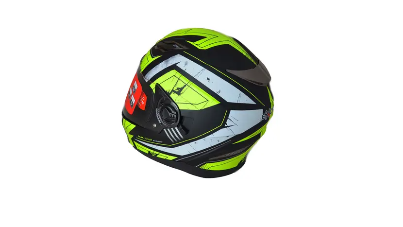 Мотошолом EXdrive EX-09 Matt Green розмір XL фото 5 купити в Україні