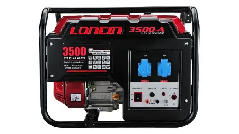 Бензиновый генератор LONCIN LC 3500AS, однофазный (230 В), 3 кВт, фото фото 6