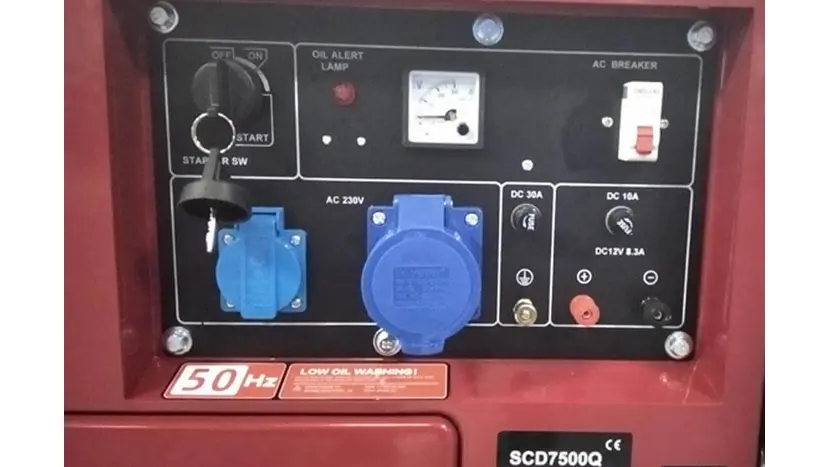 Дизельний генератор SENCI SCD 7500 Q, однофазний (230 В), 5.5 кВт фото 7 купити в Україні