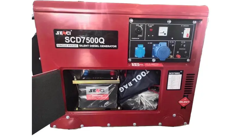 Дизельний генератор SENCI SCD 7500 Q, однофазний (230 В), 5.5 кВт фото 6 купити в Україні