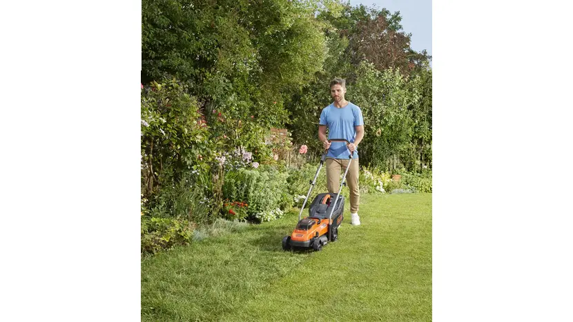 Газонокосарка акумуляторна Black&Decker BCMW 3318L2 фото 10 купити в Україні