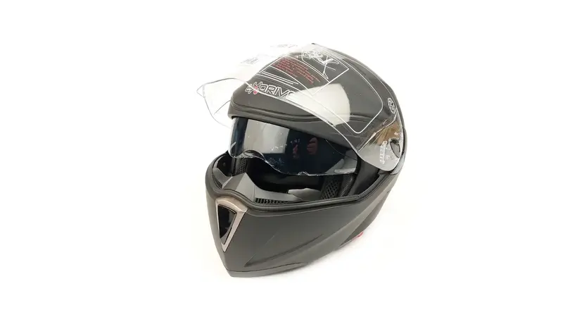 Мотошолом EXdrive EX-701 Matt Black розмір XL фото 3 купити в Україні