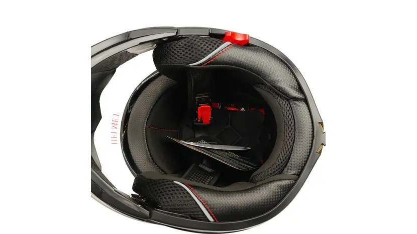 Мотошолом Eхdrive EX-701 Glossy Black розмір L фото 7 купити в Україні