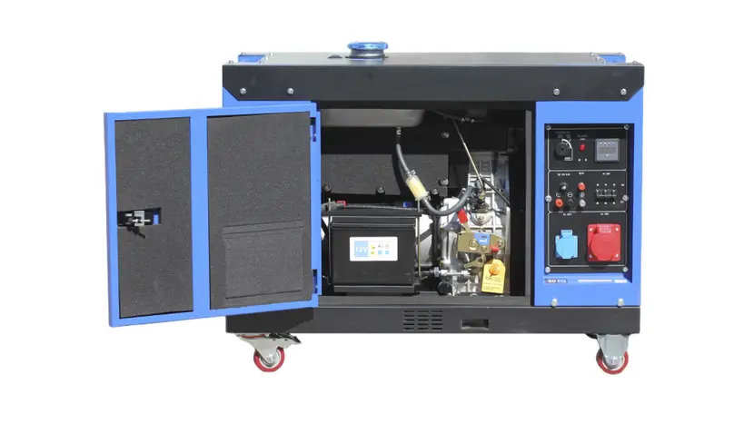 Генератор безшумний дизельний ТАТА JM10000TD 6.5/6.8KW трифазний, універсальний 1/3 (230/380 В), 7 кВт фото 4 купити в Україні