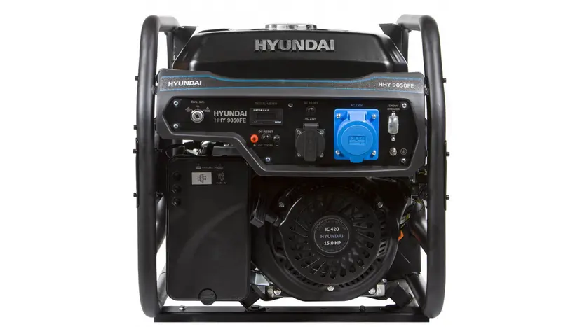 Бензиновый генератор Hyundai HHY 9050FE, однофазный (230 В), 6.5 кВт, фото фото 2