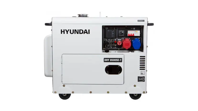 Дизельный генератор Hyundai DHY 8500SE-T, универсальный 1/3 (230/380 В), 7 кВт, фото фото 2