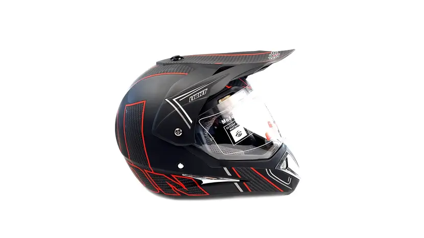 Мотошолом Exdrive EX-803 мотард жовто-чорний мат (розмір L) фото 3 купити в Україні