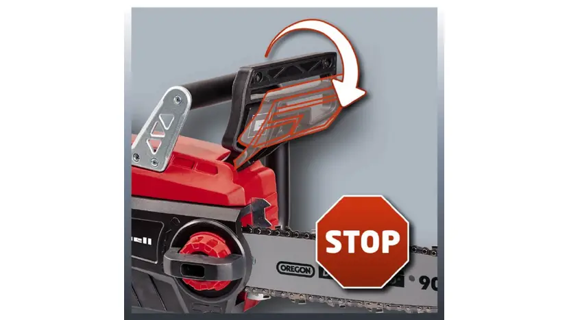 Пила ланцюгова акумуляторна Einhell GE-LC 18 Li Kit, шина 25см, PXC, 18 В, 1х3Ач, 4.3м/с, 2.97кг фото 6 купити в Україні