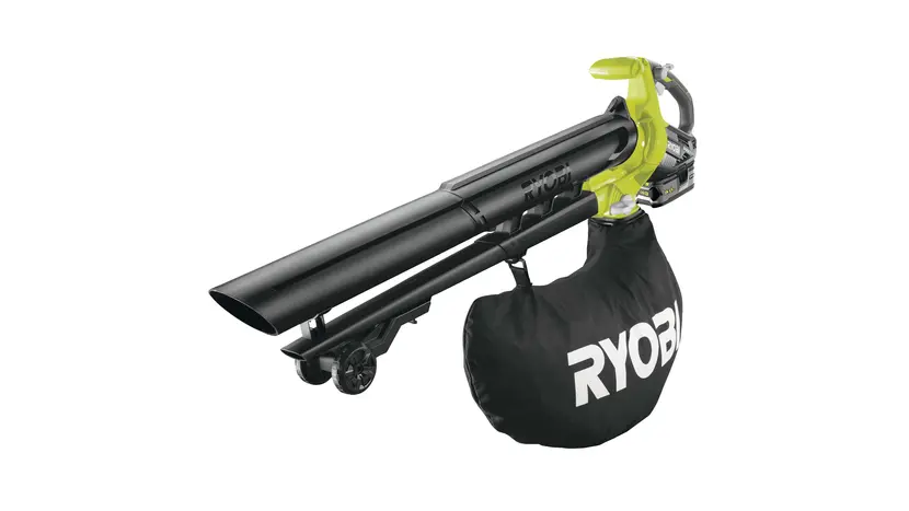 Повітродув-пилосос садовий акумуляторний Ryobi RBV1850 ONE+ НР, 18В, 1*5Ач, безщітковий, 360 куб/год, 201 км/год, 4.4 кг фото 5 купити в Україні