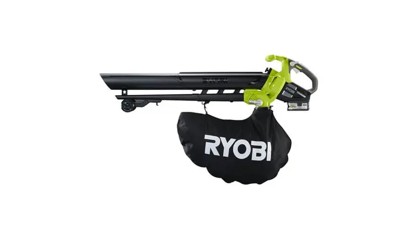 Повітродув-пилосос садовий акумуляторний Ryobi RBV1850 ONE+ НР, 18В, 1*5Ач, безщітковий, 360 куб/год, 201 км/год, 4.4 кг фото 2 купити в Україні