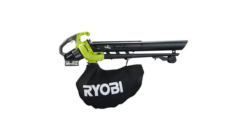 Повітродув-пилосос садовий акумуляторний Ryobi RBV1850 ONE+ НР, 18В, 1*5Ач, безщітковий, 360 куб/год, 201 км/год, 4.4 кг фото 3 купити в Україні