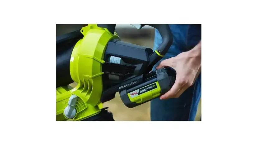 Повітродув-пилосос садовий акумуляторний Ryobi RBV36B, MAX POWER 36В, без АКБ та ЗП, безщітковий, 238 км/год, 2.38 кг фото 3 купити в Україні