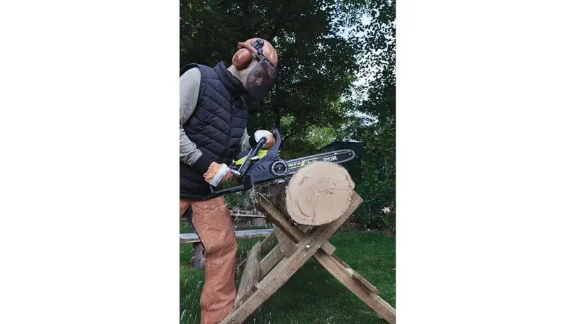 Пила цепная бензиновая Ryobi RCS3835T POWR ХТ, шина 35 см, 1.5 кВт/2 л.с., 37.2см3, антивибрационная подвеска, фото фото 8