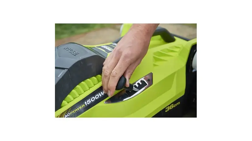 Газонокосарка Ryobi RLM15E36H, 1500Вт, 36см, 45л, 11.5кг, 20-70 мм, EasyEdge фото 4 купити в Україні