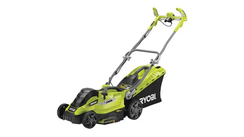 Газонокосарка Ryobi RLM15E36H, 1500Вт, 36см, 45л, 11.5кг, 20-70 мм, EasyEdge фото 2 купити в Україні