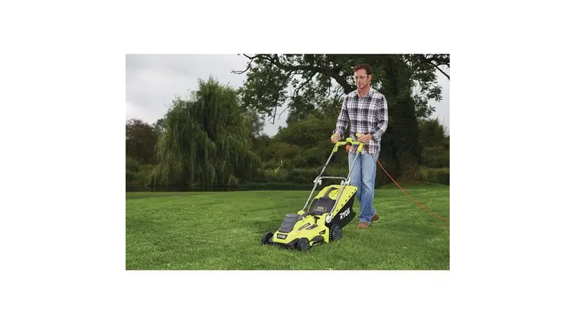 Газонокосарка електрична Ryobi RLM18E40H фото 4 купити в Україні