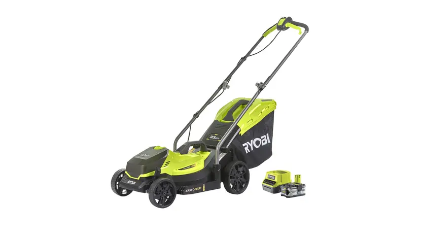 Газонокосарка акумуляторна Ryobi RLM18X33B-40 фото 4 купити в Україні