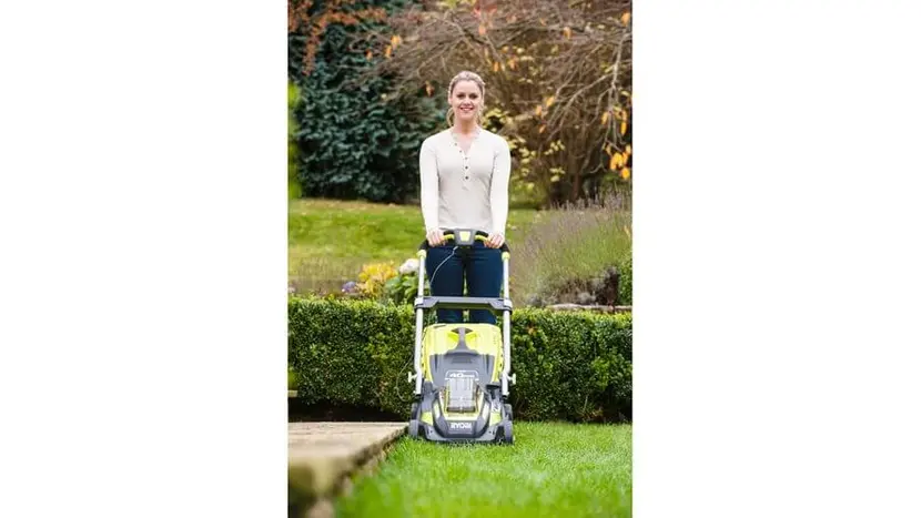 Газонокосилка аккумуляторная Ryobi RLM36X41H-40, фото фото 6