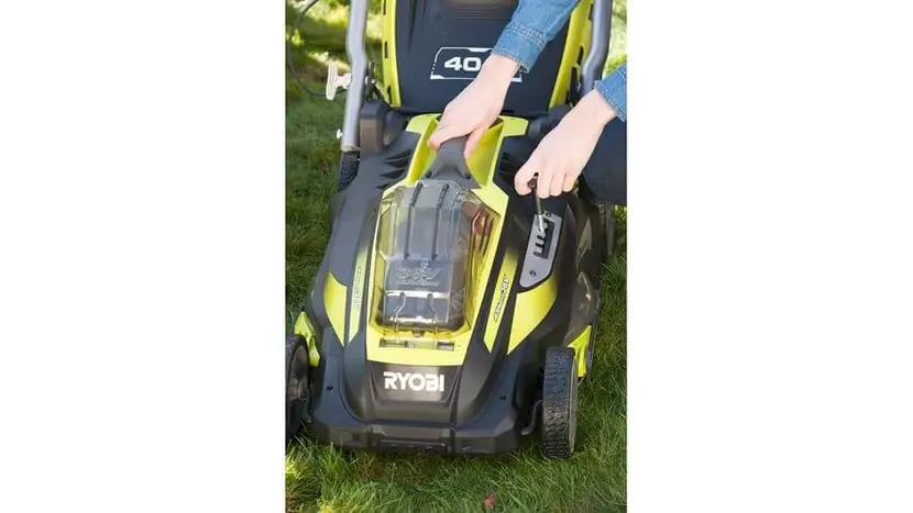 Газонокосилка аккумуляторная Ryobi RLM36X41H-40, фото фото 7