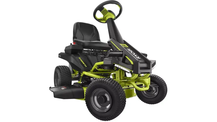 Газонокосилка-райдер аккумуляторная Ryobi RY48RM76A, 48В, 76см, 1х50Ач, 35-115мм, до 4000 кв.м, фары, круиз-контроль, фото фото 2