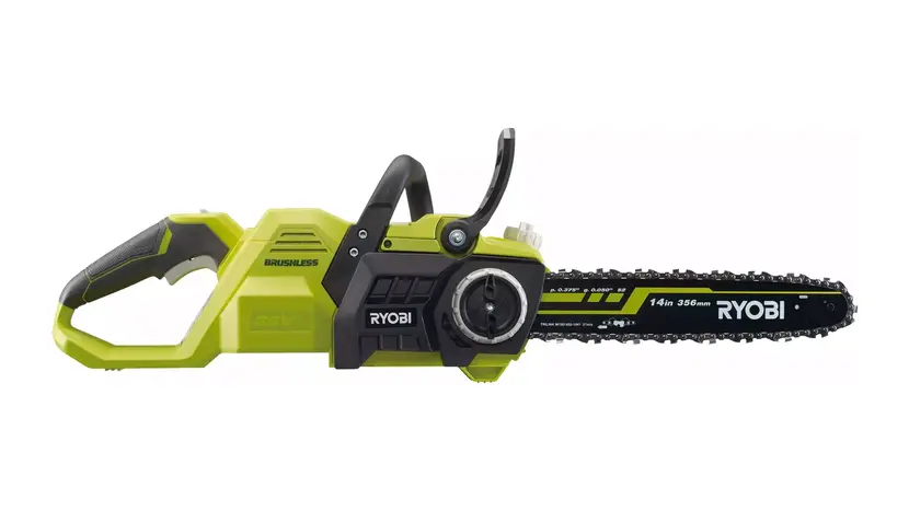 Пила ланцюгова акумуляторна Ryobi RY36CSX35A-0, шина 35см Oregon, MAX POWER 36В, безщіткова, Solo (без АКБ та ЗУ) фото 4 купити в Україні