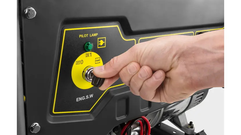 Генератор Karcher PGG 8/3 бензиновий, 380 (+230В), електростарт, max 7.5кВт, AVR, універсальний 1/3 (230/380 В), 7.5 кВт фото 3 купити в Україні