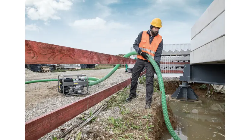 Мотопомпа бензиновая Karcher WWP 45 для грязной воды, 45м3/ч, 6.9 л.с., 166 см/куб, 36кг, фото фото 7