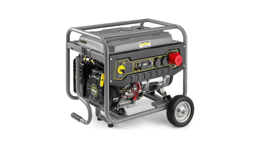 Генератор Karcher PGG 8/3 бензиновий, 380В (+230В), електростарт, max 7.5кВт, AVR + Мінімийка високого тиску Karcher K5, 145 бар, 2.1кВт, універсальний 1/3 (230/380 В), 7.5 кВт фото 3 купити в Україні