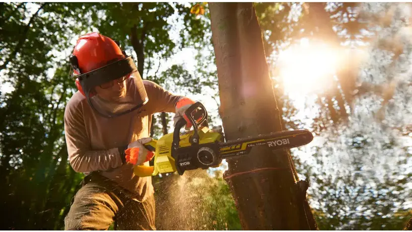 Пила ланцюгова акумуляторна Ryobi RY36CSX35A-0, шина 35см Oregon, MAX POWER 36В, безщіткова, Solo (без АКБ та ЗУ) фото 8 купити в Україні