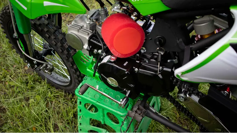 Пітбайк PRB STR/E 125cc (ORION) салатовий фото 5 купити в Україні