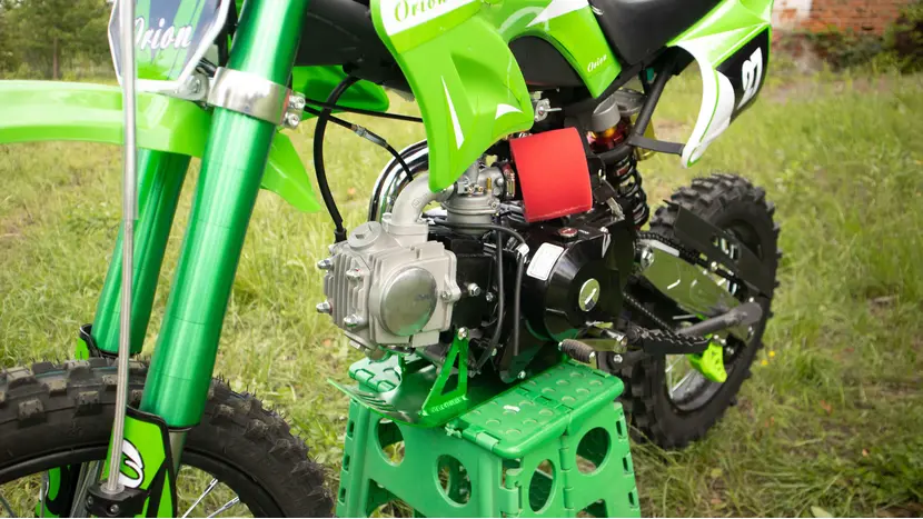 Пітбайк PRB STR/E 125cc (ORION) салатовий фото 7 купити в Україні