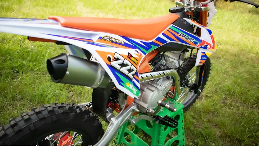 Пітбайк PRB XTM 140cc (STRONG) салатовий фото 11 купити в Україні
