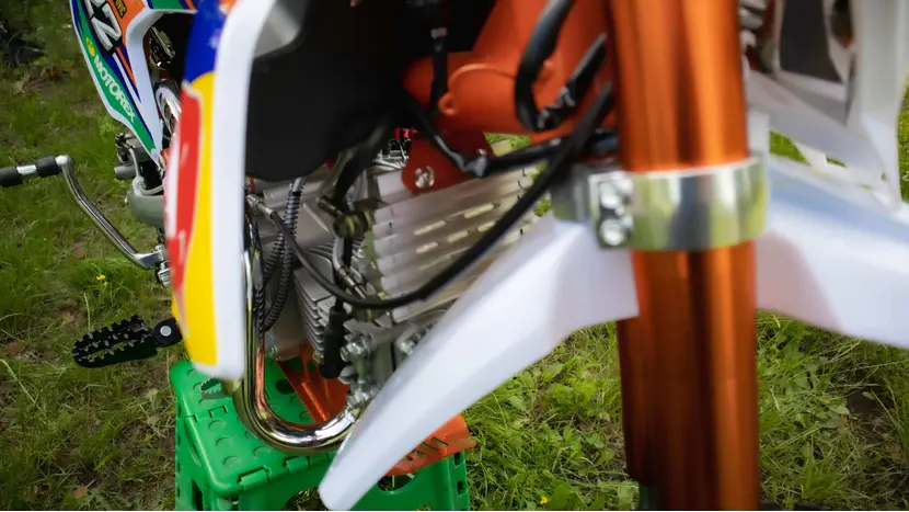 Пітбайк PRB XTM 140cc (STRONG) салатовий фото 12 купити в Україні