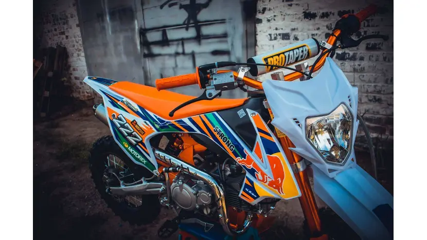 Пітбайк PRB XTM 140cc (STRONG) салатовий фото 3 купити в Україні