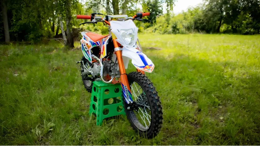 Пітбайк PRB XTM 140cc (STRONG) салатовий фото 6 купити в Україні