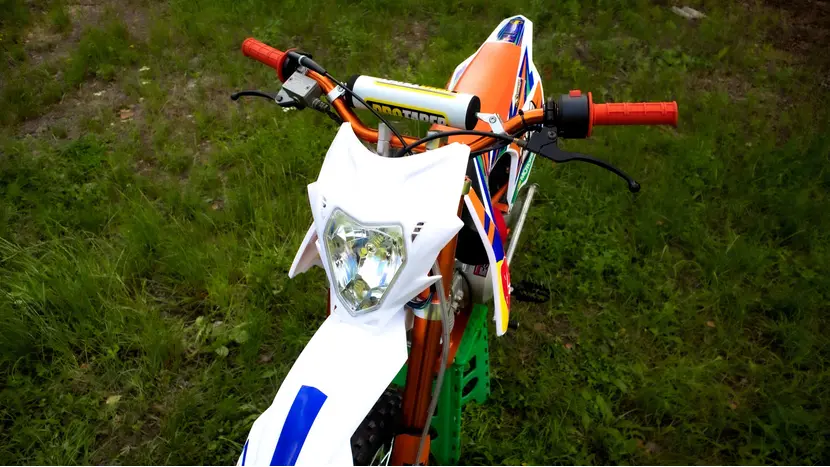 Пітбайк PRB XTM 140cc (STRONG) помаранчевий фото 7 купити в Україні