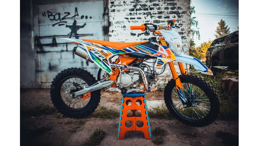 Пітбайк PRB XTM 140cc (STRONG) салатовий фото 2 купити в Україні