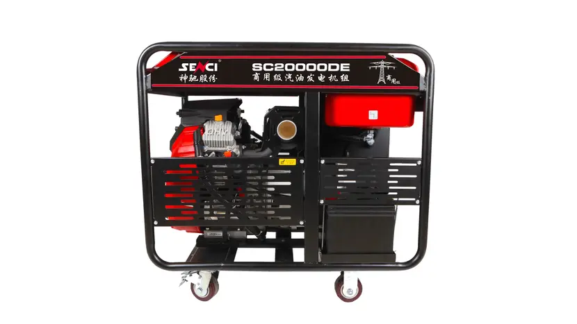 Генератор Senci SC17000R бензин 8 кВт, електростартер + дистанційний запуск, однофазний (230 В), 8.5 кВт фото 2 купити в Україні
