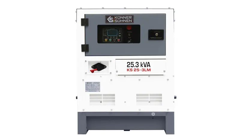 Дизельная трехфазная электростанция Könner&Söhnen KS 25-3LM, трёхфазный (380 В), 20 кВт, фото фото 4
