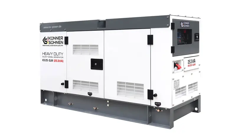 Дизельная трехфазная электростанция Könner&Söhnen KS 25-3LM, трёхфазный (380 В), 20 кВт, фото фото 3